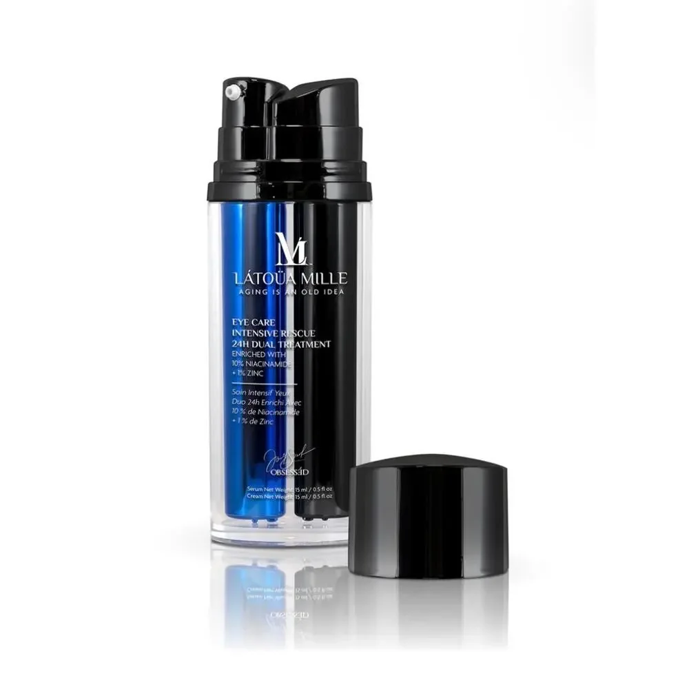 $950 New Latoua Mille Eye Care Intensive Rescue 24h Dual Treatment